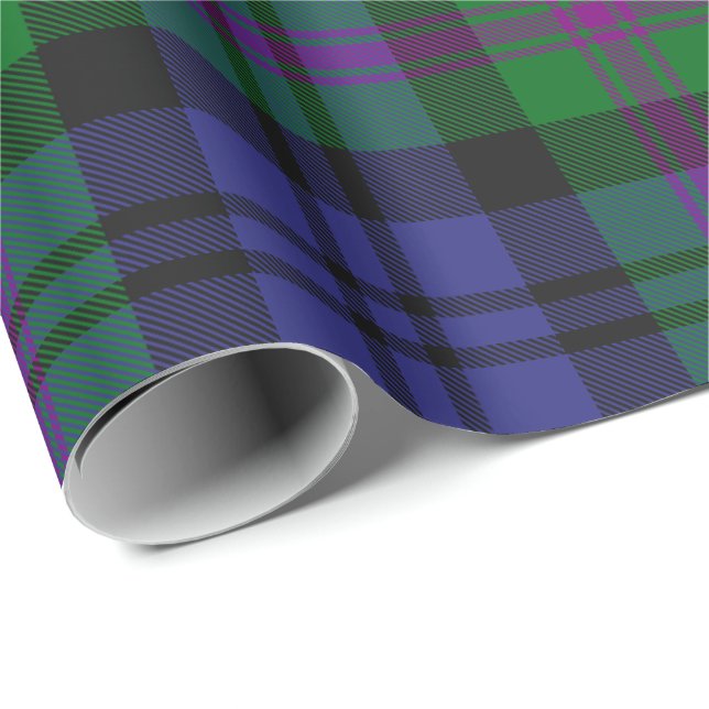 Clan Baird Tartan Geschenkpapier (Rolleneckpunkt)