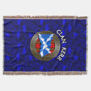 Clan Baird Tartan-Knoten & Flagge Decke