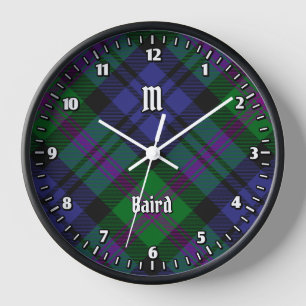 Clan Baird Tartan Uhr