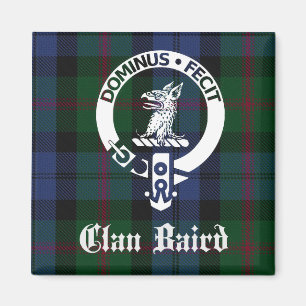 Clan Baird Tartan Wappen Magnet