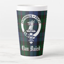 Clan Baird Wappen Abzeichen & Tartan Milchtasse