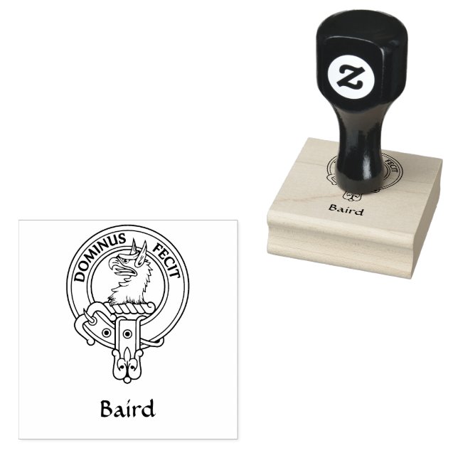 Clan Baird Wappen Rubber Briefmarke Gummistempel (Stempel)