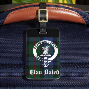Clan Baird Wappen Tartan Gepäckanhänger