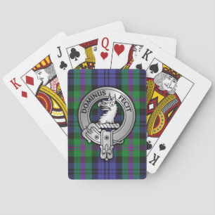 Clan Baird Wappen & Tartan Spielkarten