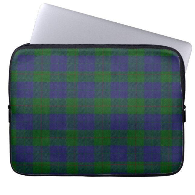 Clan Barclay Tartan Karierte Laptop-Abdeckung Laptopschutzhülle (Vorderseite)