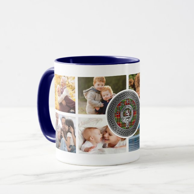 Clan Baxter Personalisiert Family Tasse (Vorderseite Links)