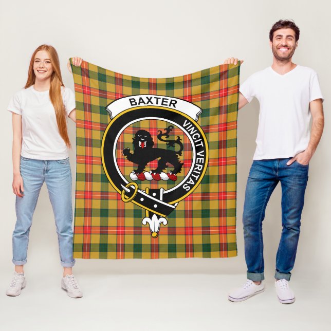 Clan Baxter Tartan Kariert Fleecedecke (Beispiel)