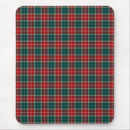 Clan Baxter Tartan Red and Forest Green Kariert Mousepad