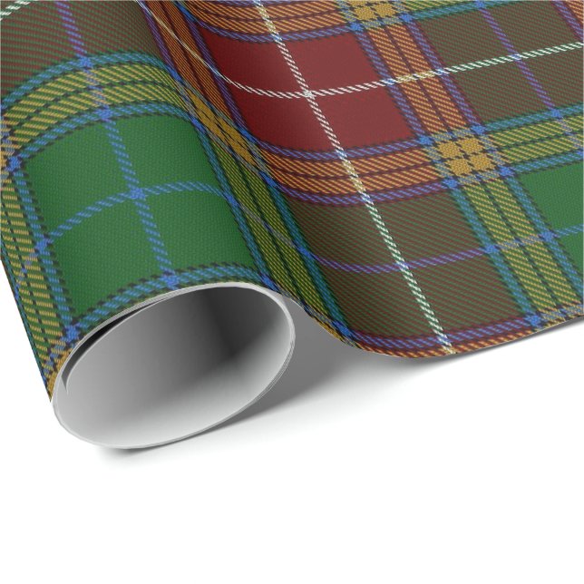 Clan-BaxterScottishTartan Geschenkpapier (Rolleneckpunkt)