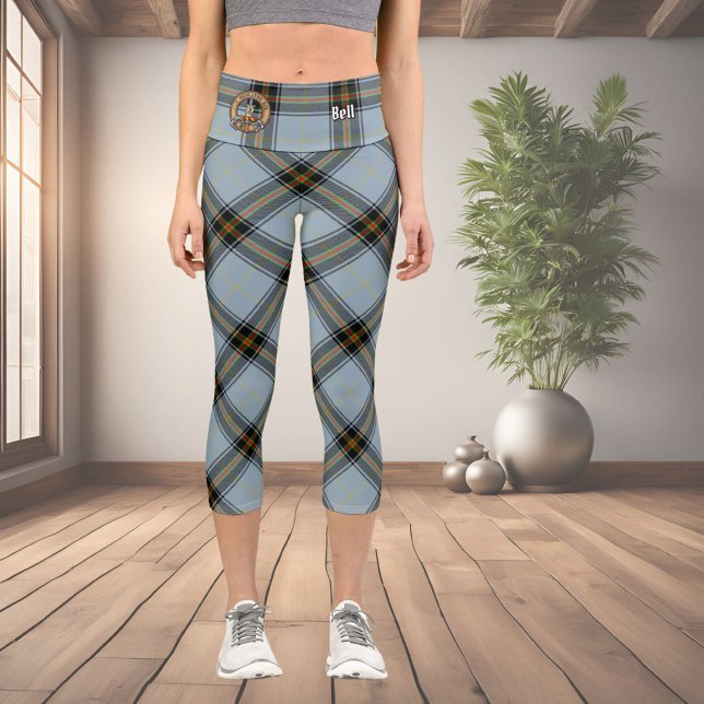 Clan Bell Tartan Capri Leggings (Von Creator hochgeladen)