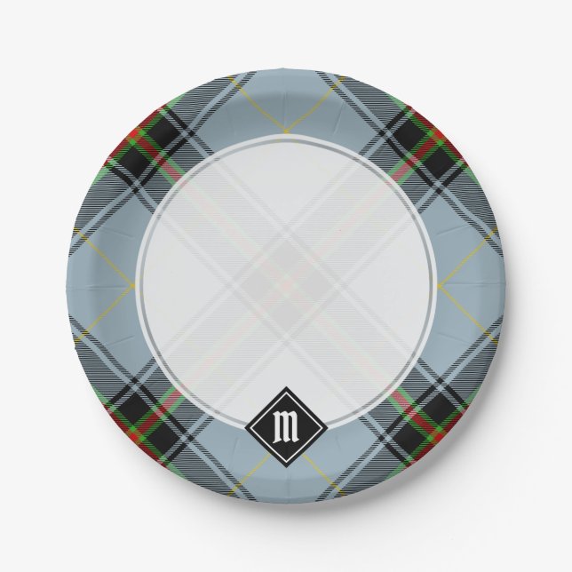 Clan Bell Tartan Pappteller (Vorderseite)