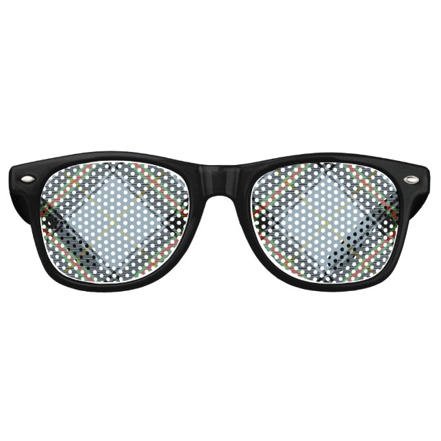 Clan Bell Tartan Partybrille (Vorderseite)