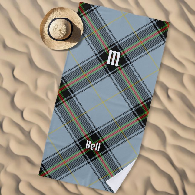Clan Bell Tartan Strandtuch (Von Creator hochgeladen)