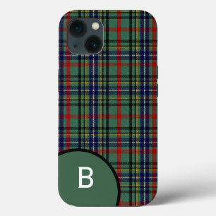 Clan Bisset Kariert Mit Monogramm Case-Mate iPhone Hülle