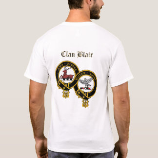 Clan Blair Logo auf der Rückseite T-Shirt