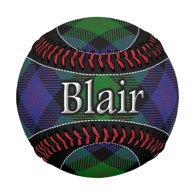 Clan Blair Scottish Dream Tartan Baseball (Vorderseite)