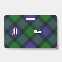 Clan Blair Tartan Abzeichen