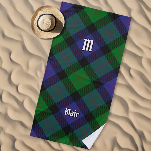 Clan Blair Tartan Beach Towel Strandtuch (Von Creator hochgeladen)