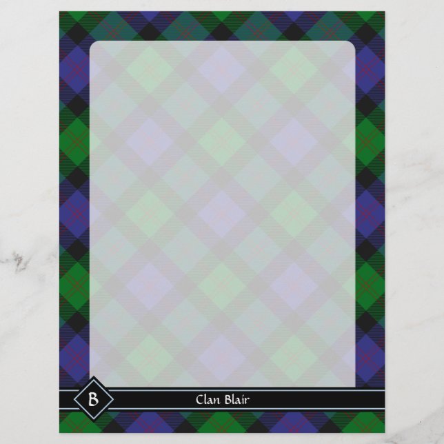 Clan Blair Tartan Flyer (Vorne)