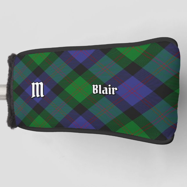 Clan Blair Tartan Golf Head Cover Golf Headcover (Vorderseite)