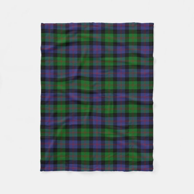 Clan Blair Tartan Kariert Fleecedecke (Vorderseite)