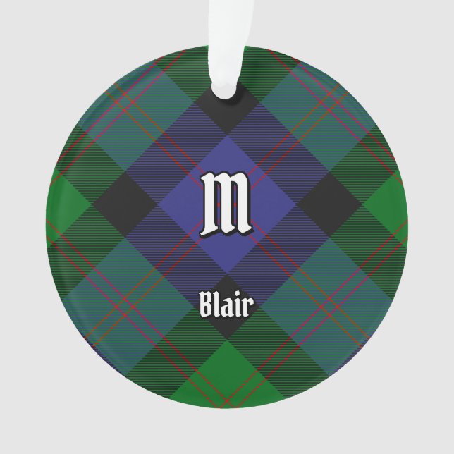 Clan Blair Tartan Ornament (Vorderseite)