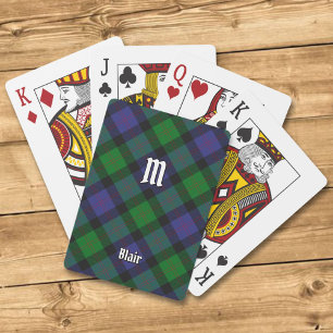 Clan Blair Tartan Spielkarten
