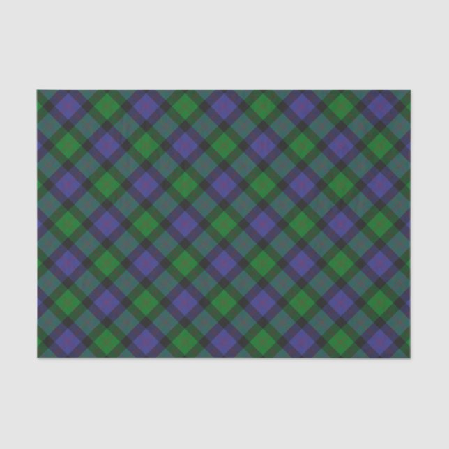 Clan Blair Tartan Tissue Paper Seidenpapier (Vorderseite)