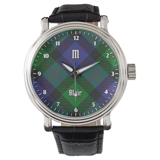 Clan Blair Tartan Watch Armbanduhr (Vorderseite)