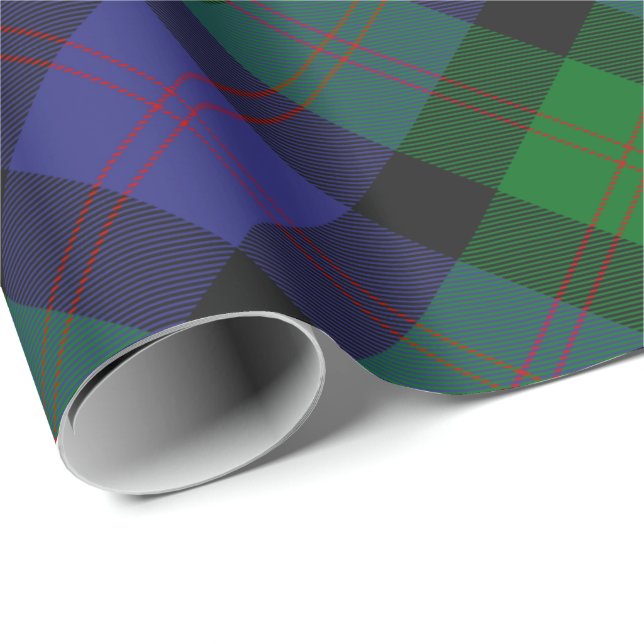 Clan Blair Tartan Wrapping Paper Geschenkpapier (Rolleneckpunkt)