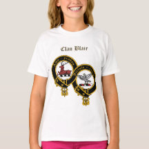 Clan Blair Wappen mit dem Namen Girl's Ruffle T -