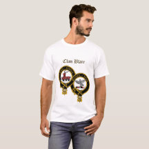 Clan Blair Wappen mit Titel T - Shirt