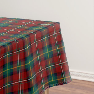 Clan Boyd roter und grüner schottischer Tartan Tischdecke