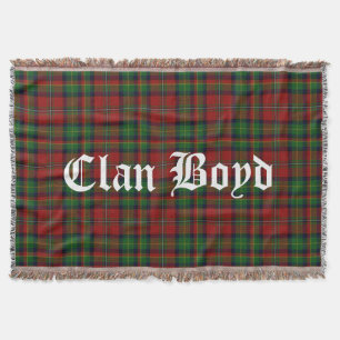 Clan Boyd Tartan Throw Blanket Decke