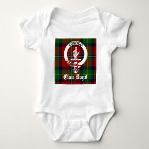 Clan Boyd Wappen Tartan Baby Strampler