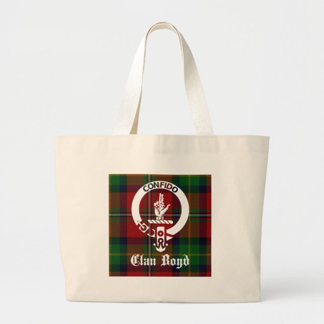 Clan Boyd Wappen Tartan Jumbo Stoffbeutel (Vorne)