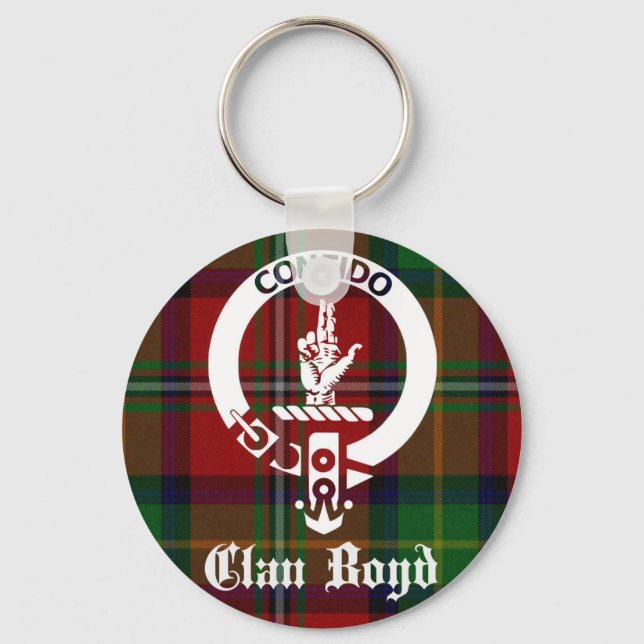 Clan Boyd Wappen Tartan Schlüsselanhänger (Vorderseite)