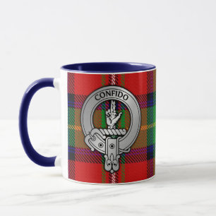 Clan Boyd Wappen & Tartan Tasse