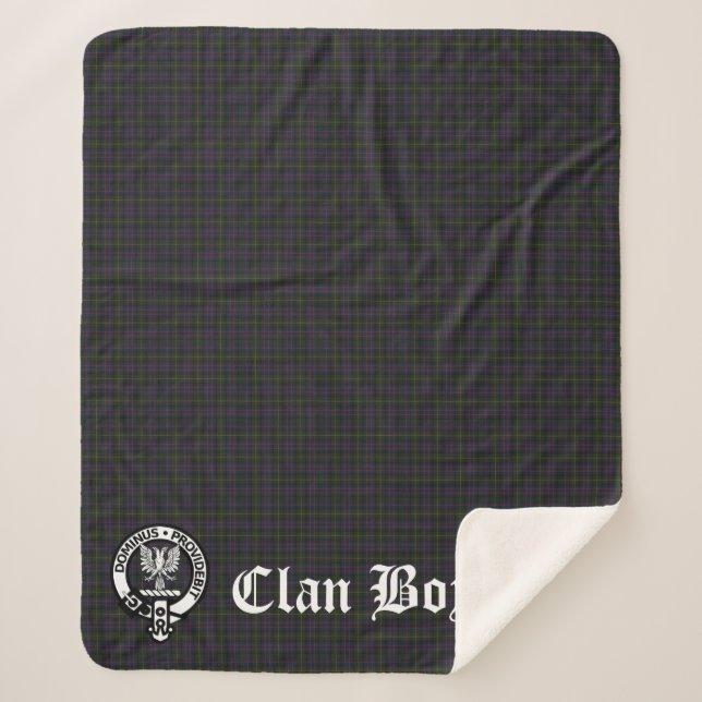 Clan Boyle Tartan Sherpadecke (Vorderseite)
