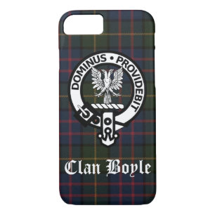Clan Boyle Wappen Abzeichen & Tartan Case-Mate iPhone Hülle