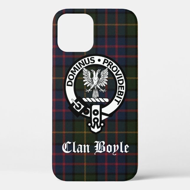 Clan Boyle Wappen & Tartan Case-Mate iPhone Hülle (Rückseite)