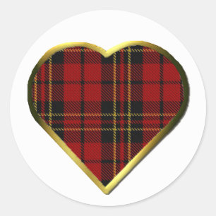 Clan Brodie Heart Umschlag Aufkleber