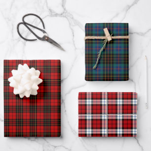 Clan Brodie Tartan Variationen Geschenkpapier Set