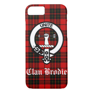 Clan Brodie Wappen Abzeichen und Tartan Case-Mate iPhone Hülle