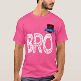 Clan Broun B und R und Letter O, Familien-Matching T-Shirt