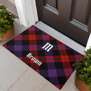 Clan Brown Tartan Fußmatte