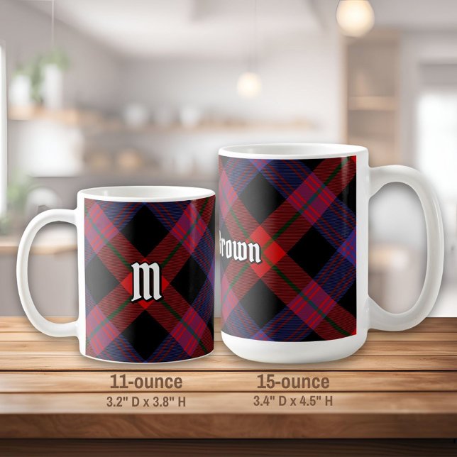 Clan Brown Tartan Kaffeetasse (Von Creator hochgeladen)