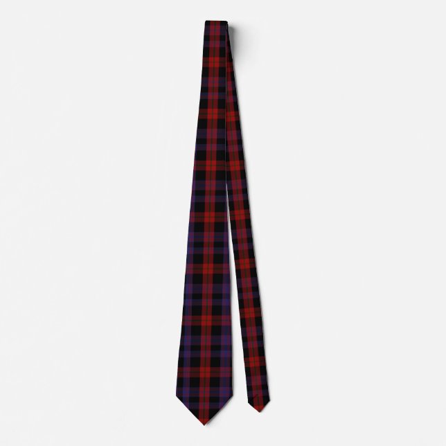 Clan Brown Tartan Kariert Krawatte (Vorderseite)