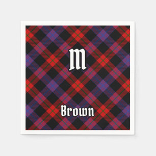Clan Brown Tartan Serviette