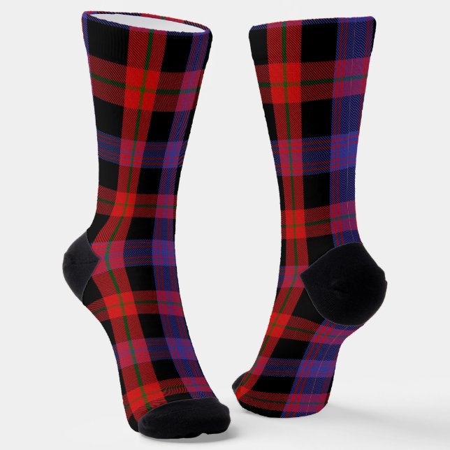 Clan Brown Tartan Socken (Gewinkelt)